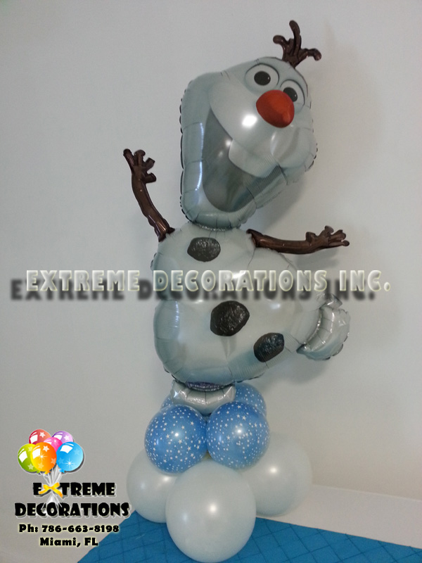 Olaf Frozen party decorations