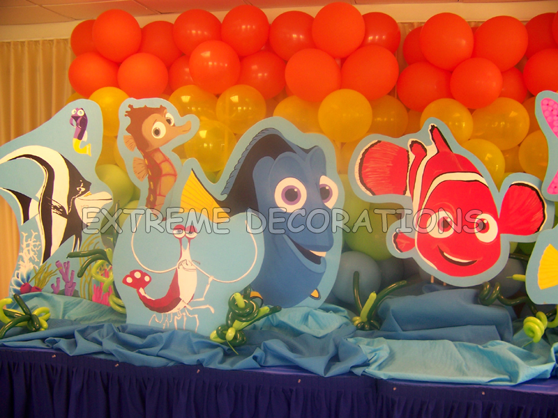 Nemo cake table decoration birthday party