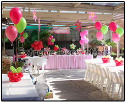 Strawberry Birthday Cake on Party Decorations Miami   Hello Kitty Balloon Party Centerpieces