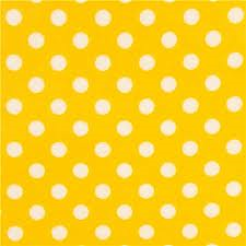 tablecloth rental miami - yellow polka dot linen
