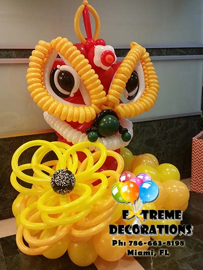 Chinesse Dragon balloon sculpture